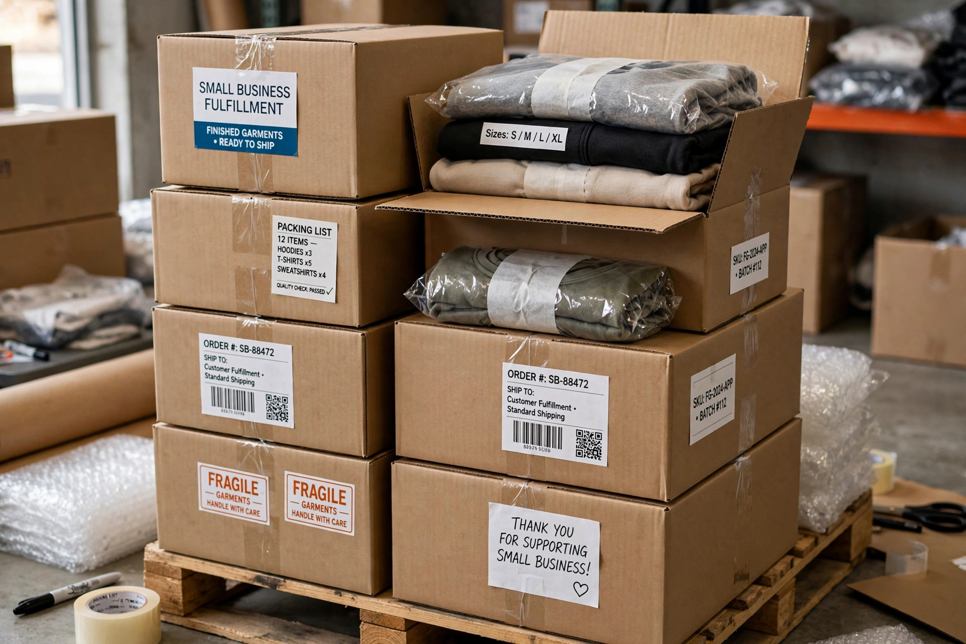 Shipping preparation